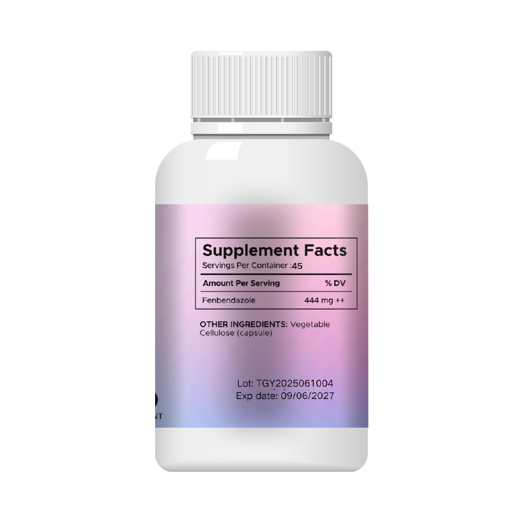 Fenbendazole 444mg 90 Capsules - Fenbendazol 444mg, Purity >99%