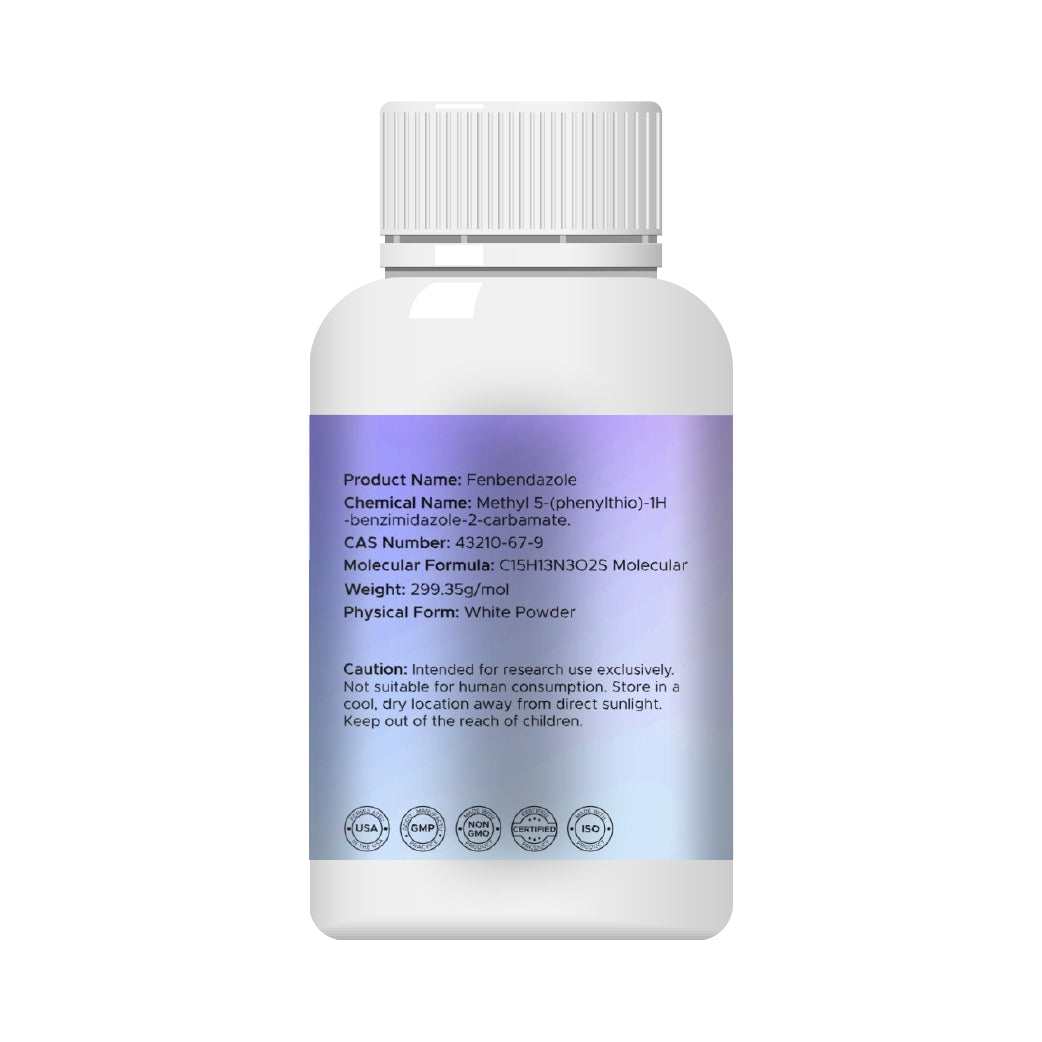 Fenbendazole 444mg 90 Capsules - Fenbendazol 444mg, Purity >99%